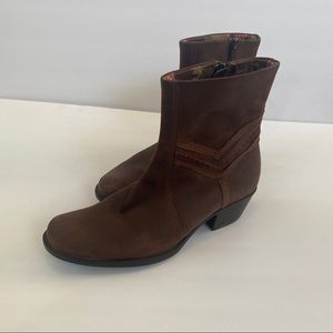 Clarks Artisan leather ankle boots